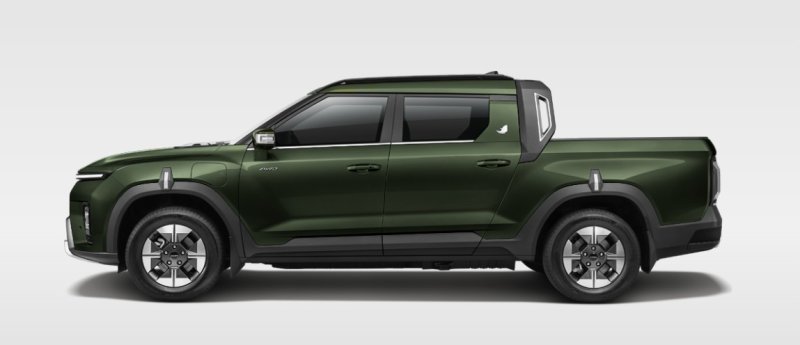 KGM Musso EV Style 174,5 kW - 237 k (přední 334,9 Nm / zadní 294,6 Nm)